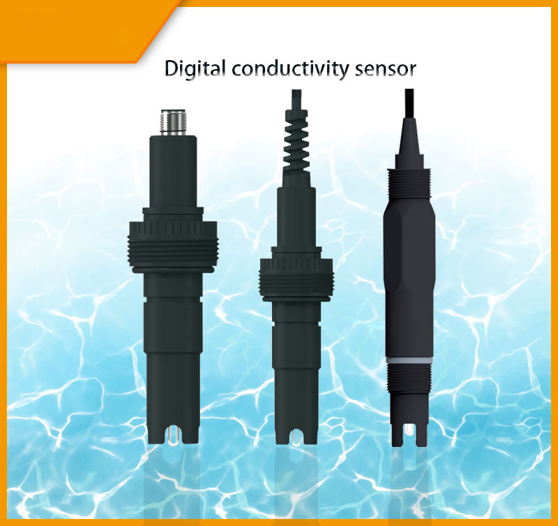 12V 24V Module 4-20mA RS485 Modbus Sea and River Water Monitoring Conductivity Sensor
