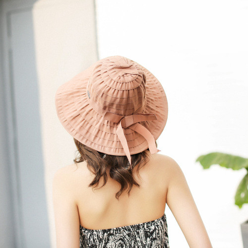 AK17593 fashion sunny beach foldable summer straw hats for womens in stock , promotion cheap hats .
