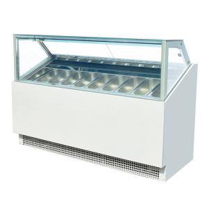 China High Effieciency Italian Gelato Ice Cream Show Case Freezers with CE wholesale