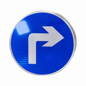 China ODM Road Turn Reflective Safety Signs PET Aluminum Board wholesale