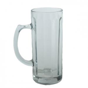 China Etched Clear Glass Beer Mug Custom Personalized Beer Glass Dishwasher Safe on sale