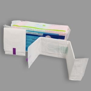 China Breathable Free Powder Quick Dry Ultra Thin Overnight Sanitary Napkins wholesale