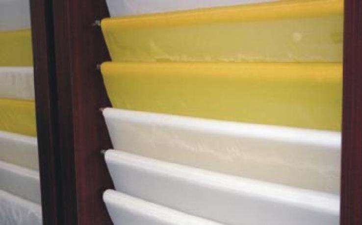 Plain Weave Polyester Silk Screen Printing Mesh 165T - 31dia ISO 9000