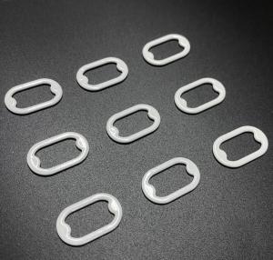 China Decorative Nylon Coated Metal Bra Strap Buckle 15mm Bra Rings wholesale
