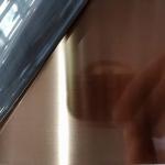 304 Gold 8K Mirror Stainless Steel Sheet 304 Gold Titanium Coated Finish