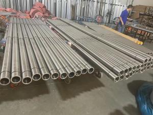 China Lightweight Hollow Aluminum Rod Bar Polished Surface Finish 1000mm - 8000mm wholesale