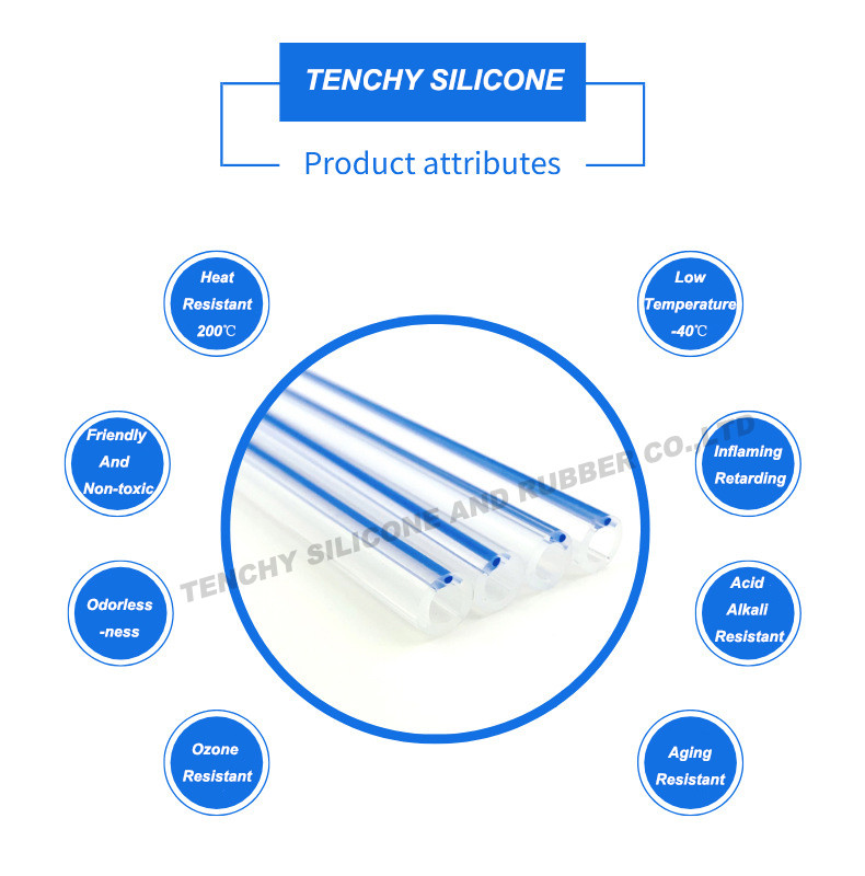 Liquid Transport Platinum Curing Medical Silicone Tube