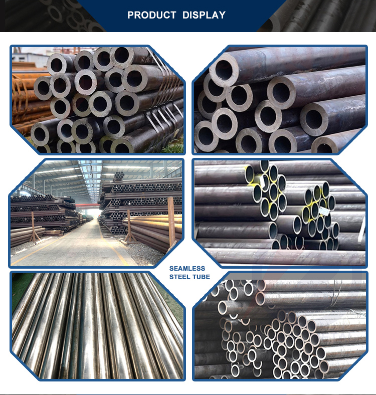 Customers' Requirement MS Seamless Steel Pipes Tubes Schedule 40 ASTM A 53 GRB Invoicing by Actual Weight for Gun Barrel TOBO