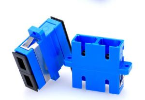 China Single Mode SC APC Flangeless Fiber Optic Cable Adapter wholesale