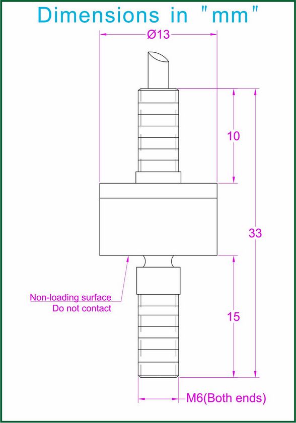 miniature force transducer 50N 100N 200N 500N 1000N