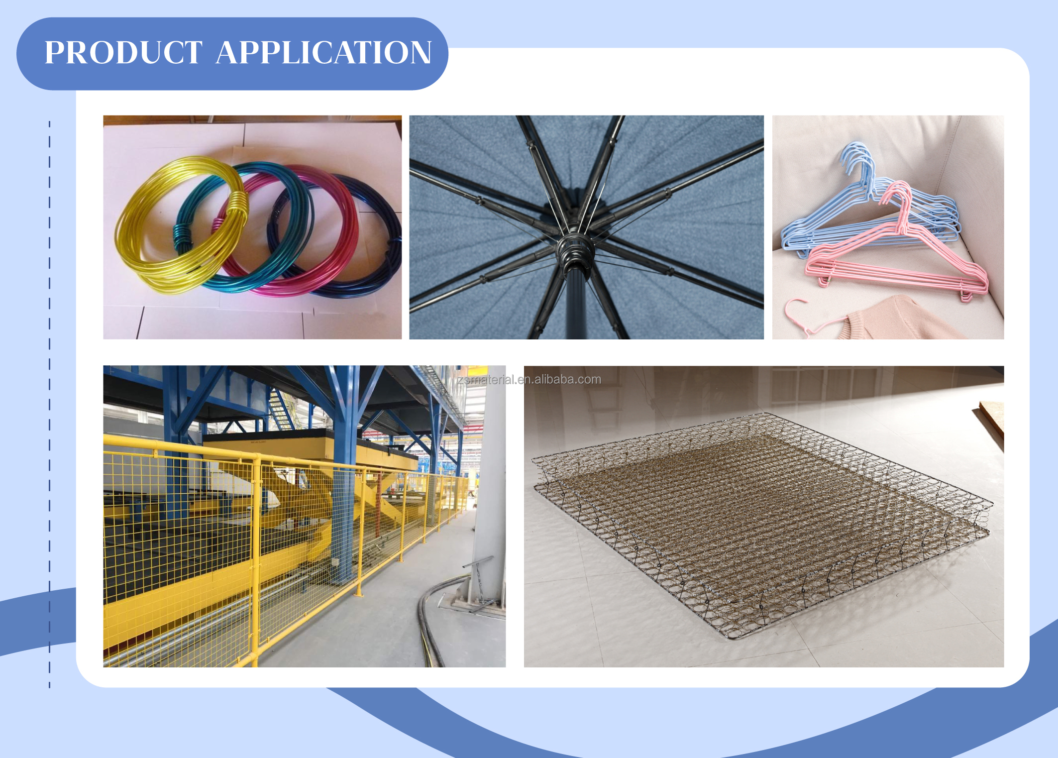 Silver Bright Galvanized Steel High Tensile Line Hot Dipped GI Wire 12 Gauge 4mm Building Materials Free Cutting Steel