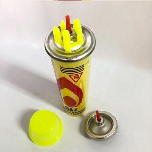 China 80ml Butane Camping Stove Gas Bottles Canister Refills Eco Friendly wholesale