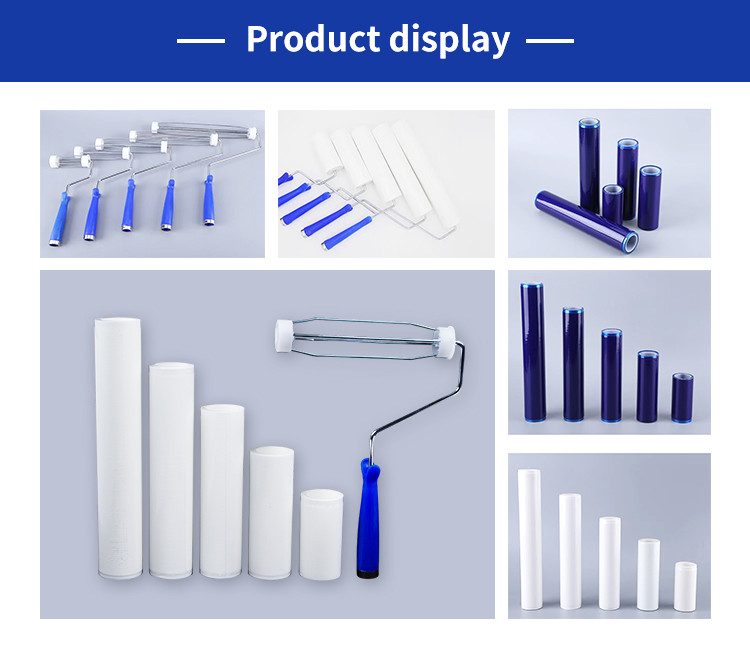 Factory Customized Silicone Glue Roller Mobile Phone Screen PCB LCD Cleanroom Tacky Roller