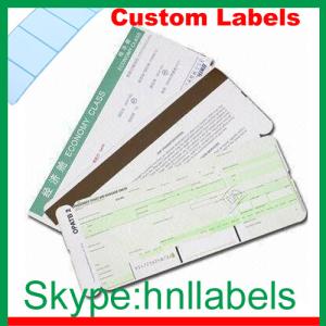 China Airlines Boarding Tickets Thermal Boarding Passes wholesale
