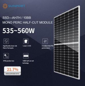 China Sunport AH7H/10BB 535W-560W Monocrystalline Bifacial Solar Module wholesale