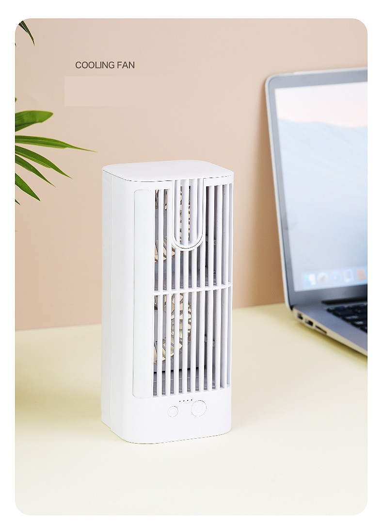 Portable Desktop Cold Air Fan with Night Light and Adjustable Height Box Size 21.2kg