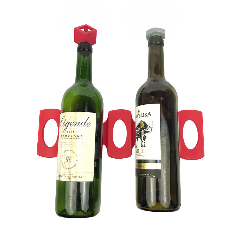 Wine Stacker Foldable Silicone Wine Bottle Holder Perfect For Kitchen Cabinet And Fridge