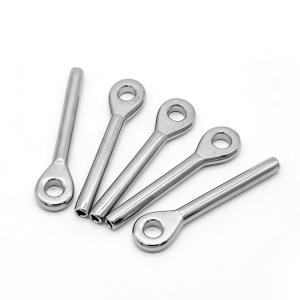 China Stainless Steel 304 316 Wire Rope Eye Terminal Metal wholesale