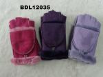 Touch screen multifunctional sheep skins mitten leather mittens with fingers