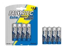China Eco Friendly Zinc Carbon Battery Heavy Duty AA Batteries R6P SUM3 1.5V wholesale