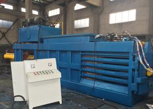 China Professional Waste Paper Baler Machine Eco - Friendly Cardboard Bale Recycling wholesale