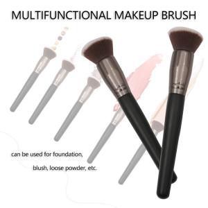 China OEM Single Black Gradient Blush Brush ISO9001 For Face wholesale