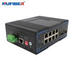Managed Industrial Ethernet Managed POE Switch 8x10 / 100 / 1000base-T