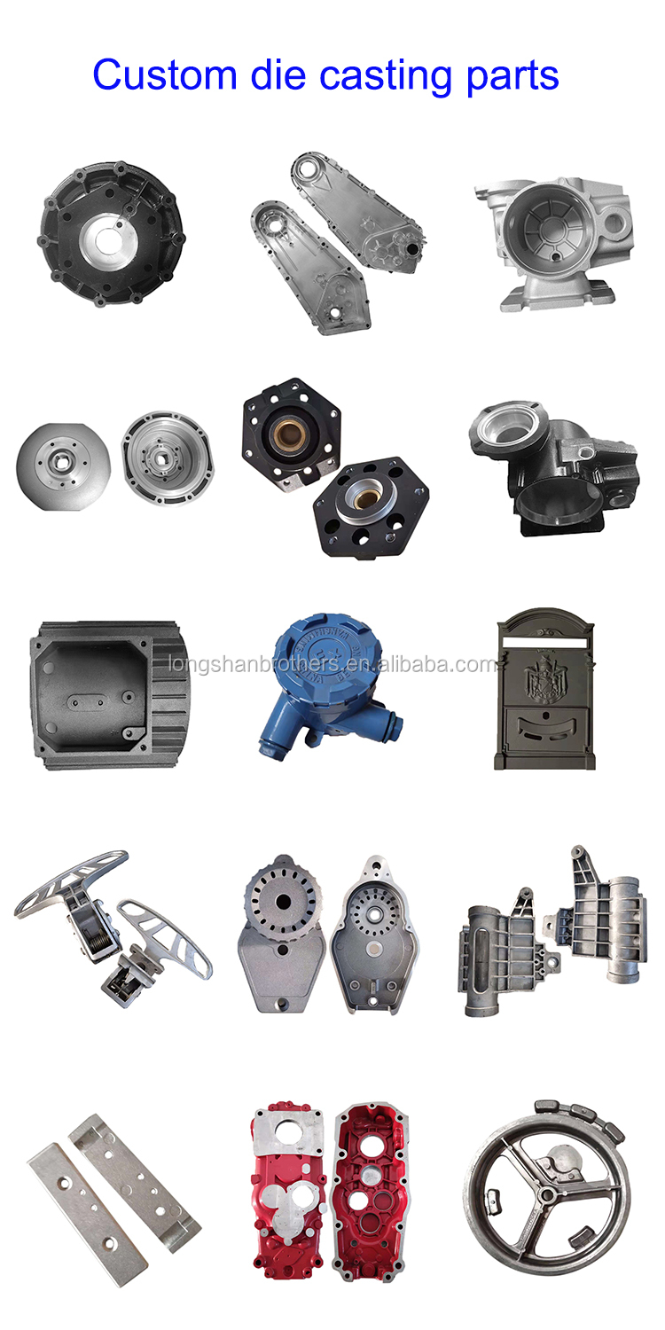 Precision Aluminum Cast Parts for Customized Tolerance 0.01mm Control 100% Inspected /ISO9001 System