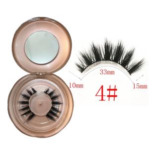 China OEM Natural Long 5D Magnetic False Lashes With 100% Handmade wholesale