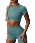 Hot Sale Sports Yoga Clothing Gym Fitness Wear High Waisted Workout Shorts