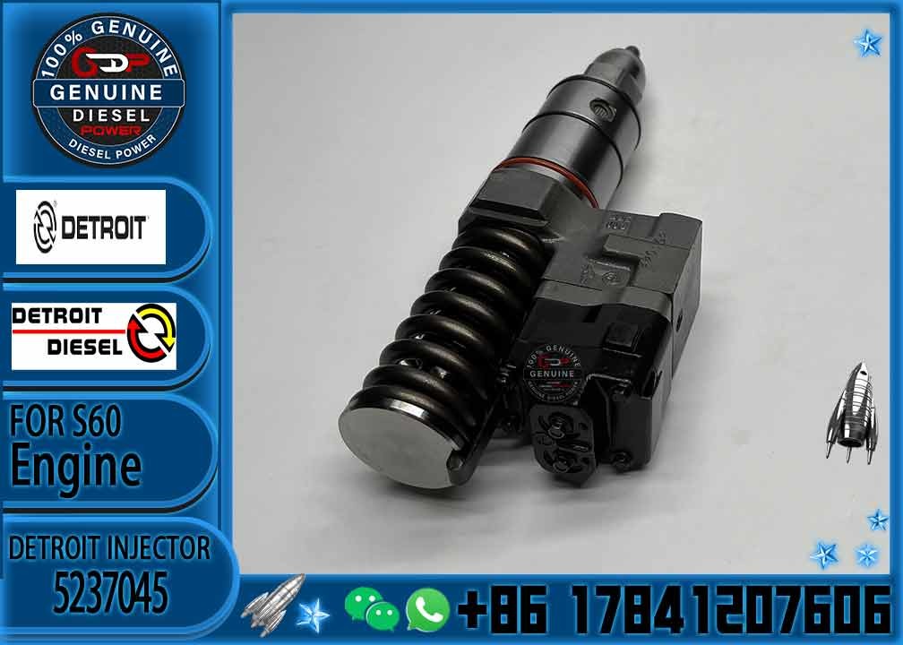 High Quality Remanufactured S60 Detroit Diesel Series 60 Fuel Injector R5237045 5237045