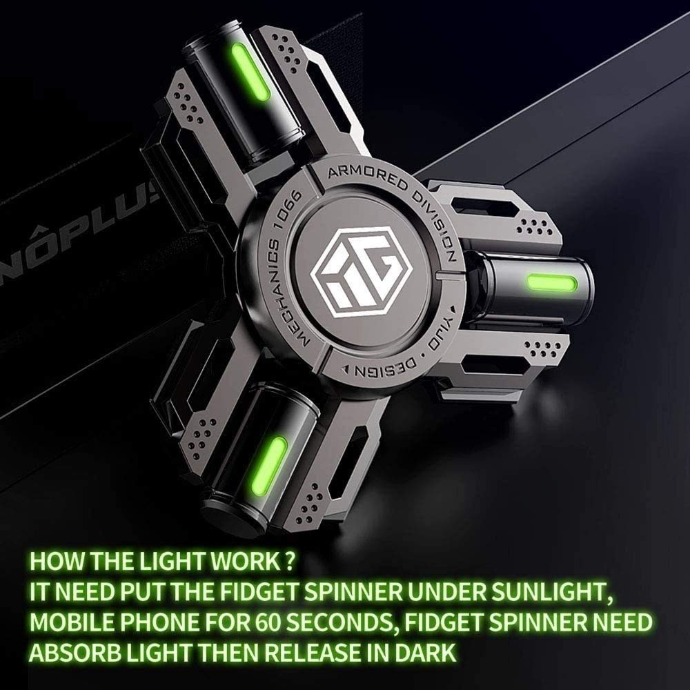 Relieve Boredom and Anxiety with this Metal Fidget Spinner Hand Toy Toys Fingertips