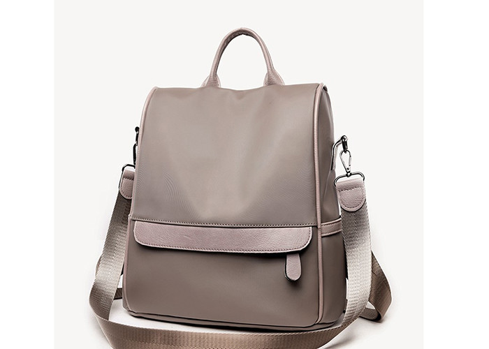2019 new student backpack black grey large capacity travel bag lady's bag