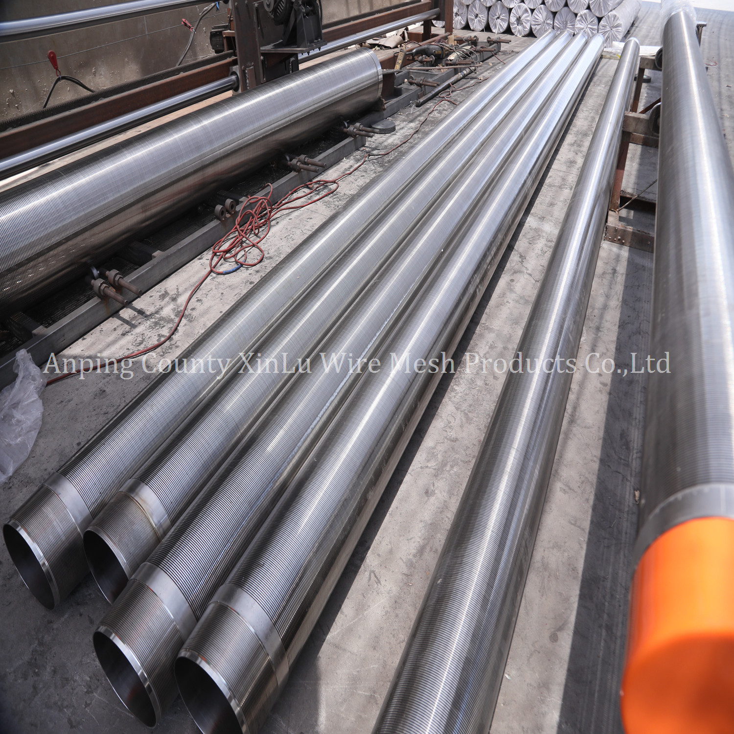 Polishing V Wire Continuous Slot Sand Control Screen Tube with Flow FOTI and Wedge Wire #118
