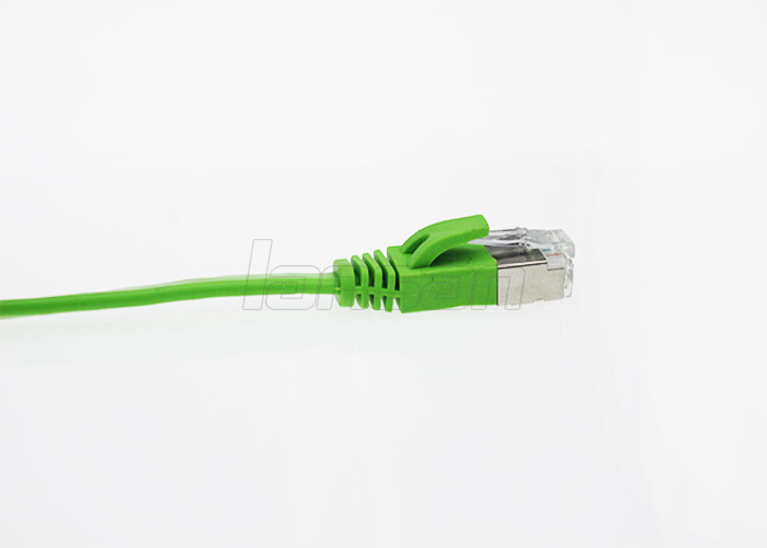 2m 3m 5m Cat6A Patch Cord Bare Copper Round PVC STP Ethernet Cable