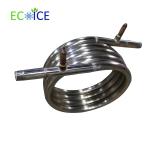 Leak Proof Double Wall Corrugated Pipe Copper Coaxial Coil Condenser for Heat