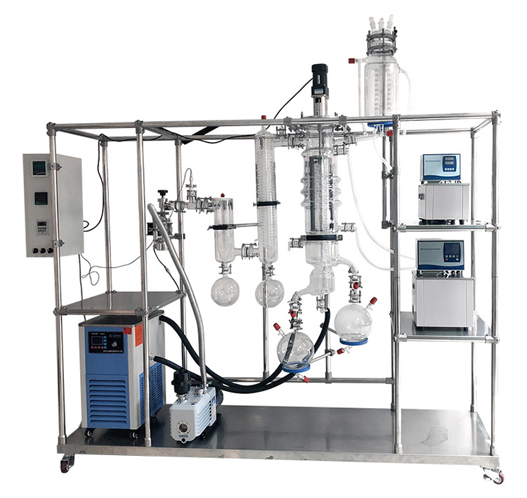 Wiped Film Distillation Equipment Cannabis Oil Molecular Distiller
