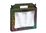 Embossing Women Cosmetic Gift Box , High End Makeup Sample Box Eco Friendly