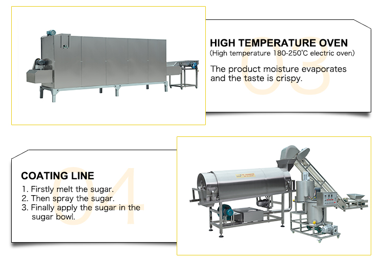 Snack Food Making Machine for Easy Operation and in Corn Wheat Flakes Puff Production