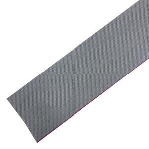 China UL2678 Flat Wire Cables , PVC Ribbon Cable 150V 0.635mm 0.127mm Grey Red Color wholesale
