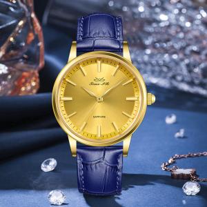 China Multifunctional Leather Strap Waterproof 3ATM Quartz Watch For Men Women wholesale
