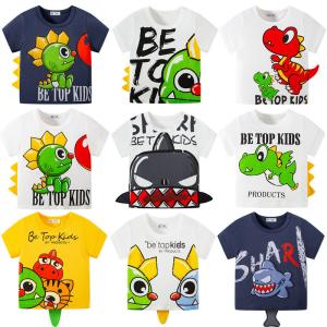 China Children'S Sports Shirts Customized Boy T-Shirt Children'S Cartoon Short Sleeve T-Shirt wholesale