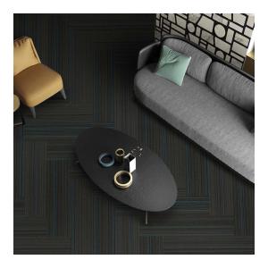 China 10x40inch Kaili Carpet Tiles Wear Warranties PVC Modular Carpet wholesale