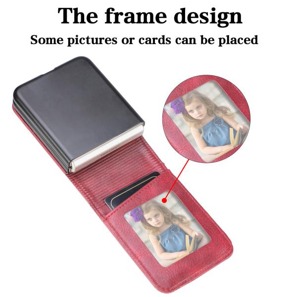 17*7.2*0.7cm Flip Mobile Phone Cases for Samsung Z Flip 3 5G in PU Leather