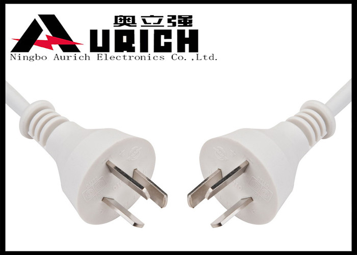 Argentina Type 3 Core AC Power Cable With Plug IRAM CE ROHS Certification