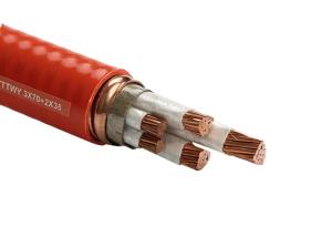 China 800 X 600 2.5mm2 Fire Resistant Cable With Inorganic Mineral Synthetic Mica Tape wholesale