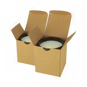 China Custom Logo Stamped Kraft Paper Box Packaging Boxes Packaging wholesale