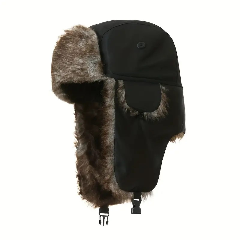 Unisex Warm Trapper Winter Hat Windproof Wateproof For Extreme Cold Weather