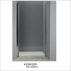 China Tempered Glass Framed Pivot Shower Door , Custom Glass Shower Screens wholesale