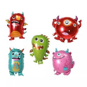China Wholesal New Cartoon Alien Little Monster Balloon Kids Gifts Toy Children's Birthday Party Decoration Foil Balloons wholesale